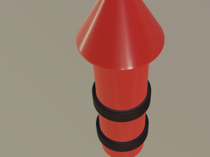 firework rocket 3D Model
