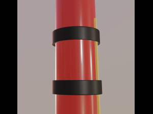 firework rocket 3D Model