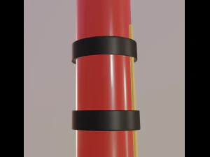 razzo pirotecnico Modello 3D