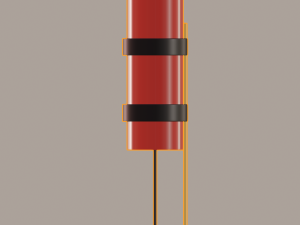 firework rocket 3D Model
