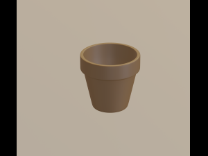 flower pot 3D 모델
