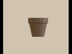 flower pot 3D 모델