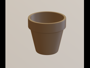 flower pot 3D 모델