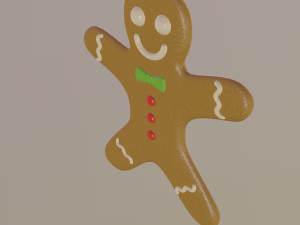 gingerbread man 3D-Modell
