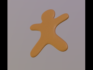 gingerbread man 3D-Modell