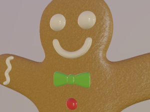 gingerbread man 3D-Modell