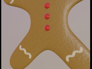 gingerbread man 3D-Modell