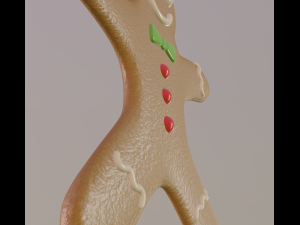 gingerbread man 3D-Modell