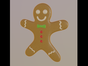 gingerbread man 3D-Modell
