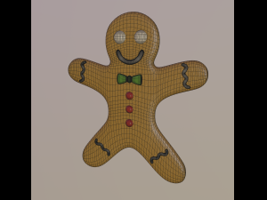 gingerbread man 3D-Modell