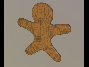 gingerbread man 3D-Modell