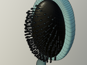 hair brush 3D Model