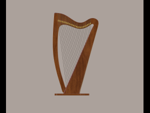 harp 3D 모델