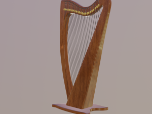 harp Model 3D