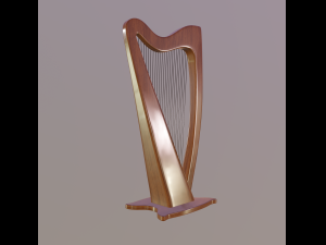 harp Model 3D