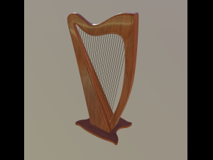 harp Model 3D
