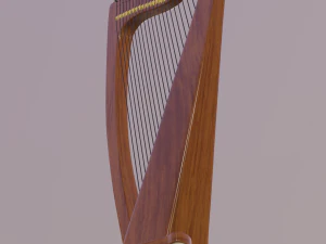 ハープ 3Dモデル
