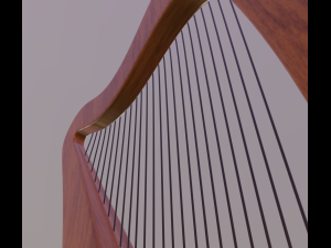 harp Model 3D
