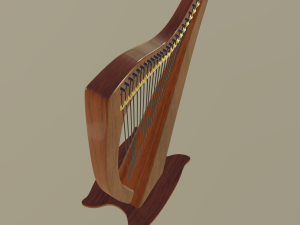 harp Model 3D