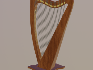 harp Model 3D