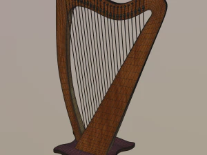 ハープ 3Dモデル