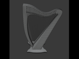 harp Model 3D