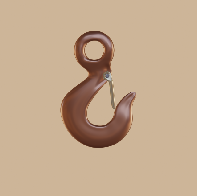 hook Model 3D .c4d .max .obj .3ds .fbx .stl .blend 