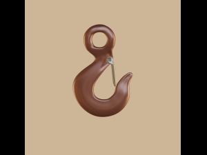 hook 3D 模型