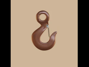 フック 3Dモデル