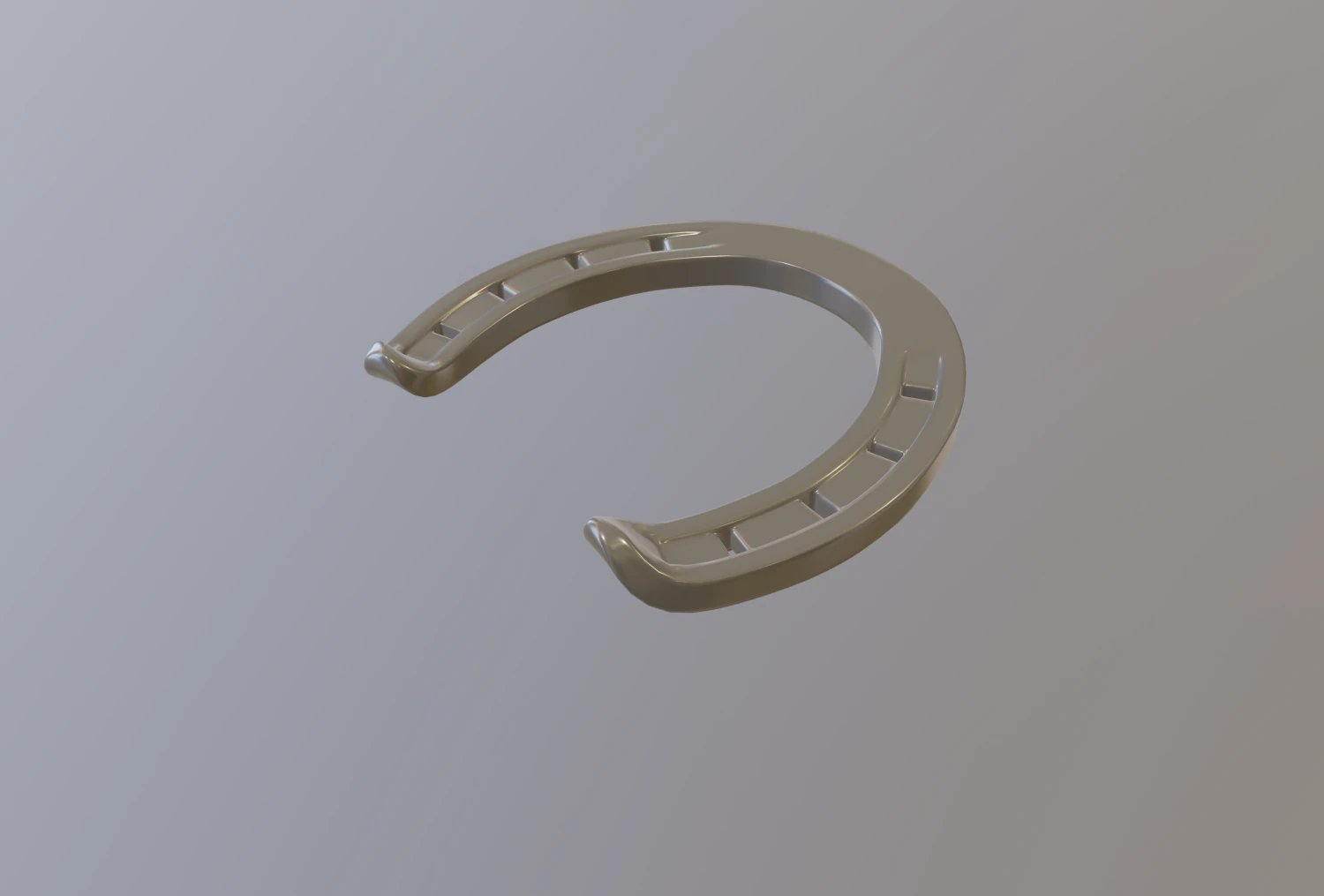 horseshoe 3D Model .c4d .max .obj .3ds .fbx .stl .blend 