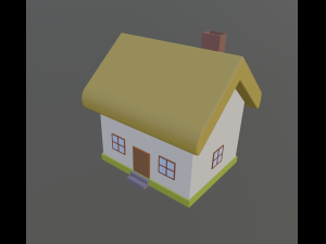 simple house 3D 模型