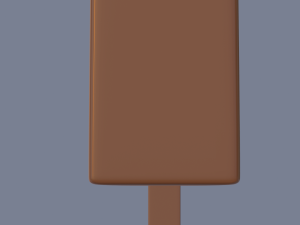 ice-cream on a stick 3D 模型
