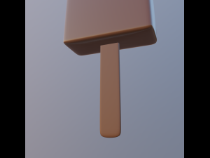 ice-cream on a stick 3D 模型