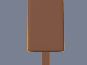 ice-cream on a stick 3D 模型
