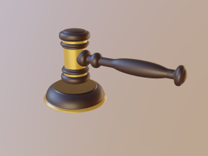 judge hammer 3D Model