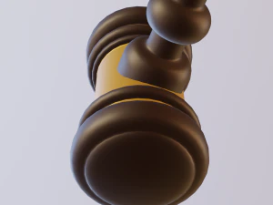martelo do juiz Modelo 3D