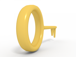 key 3D-Modell