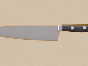 coltello Modello 3D