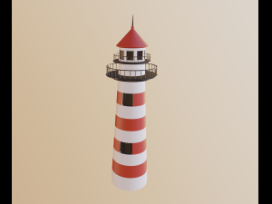 lighthouse 3D मॉडल