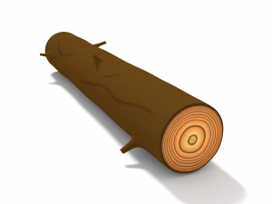 log 3D Модель