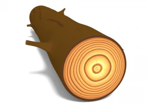 log 3D Model