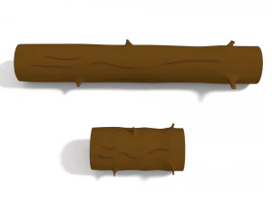 log 3D Model