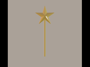 magical wand 3Dモデル