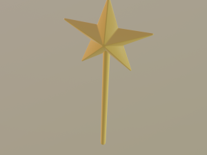 magical wand Model 3D