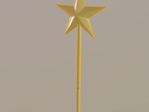 magical wand Model 3D