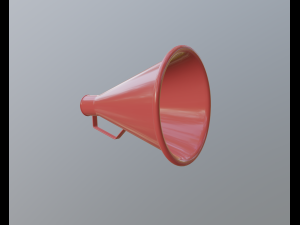 acoustic megaphone 3D Model