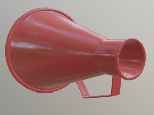 acoustic megaphone 3D Модель