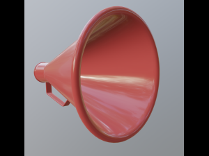 acoustic megaphone 3D Модель