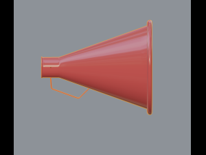acoustic megaphone 3D Модель
