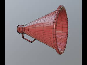 acoustic megaphone 3D Модель